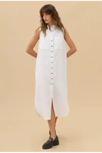 Chemise Eva em Algodão Egípcio Off White