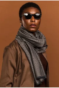 Echarpe Guizo Cinza Escuro Echarpe Guizo Cinza Escuro