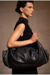 Bolsa em Couro James Preto