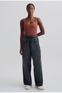 Calça Reta Egeu Jeans Preto